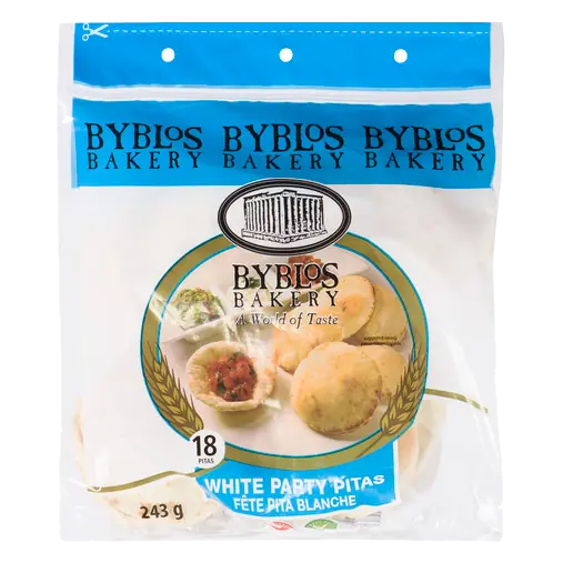 Pita White 3-Inch 18 Pack