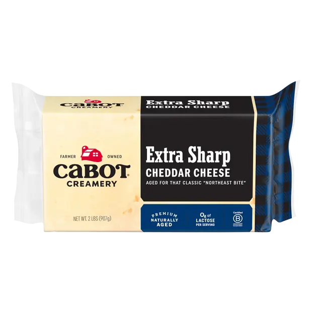 Creamery Aged Extra Sharp White Cheddar Cheese Block