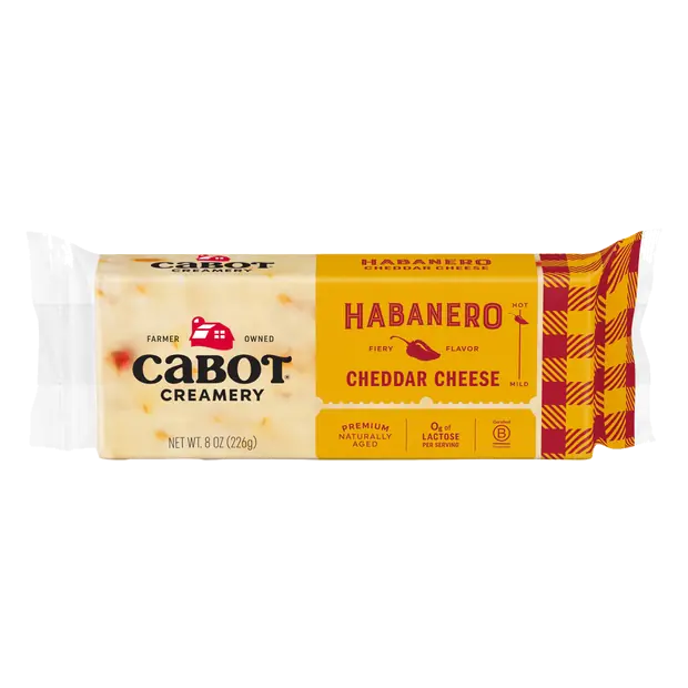 Creamery Aged Habanero Cheddar Cheese Block