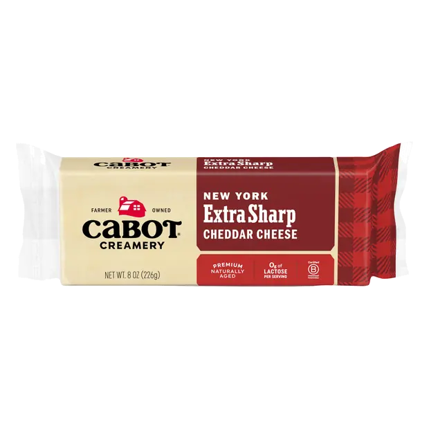 Creamery Aged New York Extra Sharp White Cheddar Cheese Block