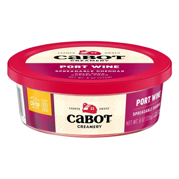 Cheddar, Port Wine, Spreadable