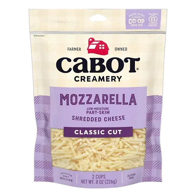 Classic Cut Low-Moisture Part-Skim Mozzarella Shredded Cheese