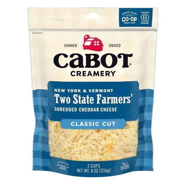 Classic Cut New York & Vermont Cheddar Shredded Cheese