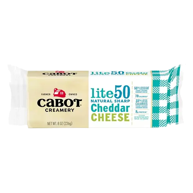 Lite 50 Natural Sharp Cheddar Cheese