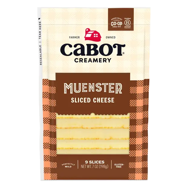 Creamery Muenster Cheese Slices - 9 ct
