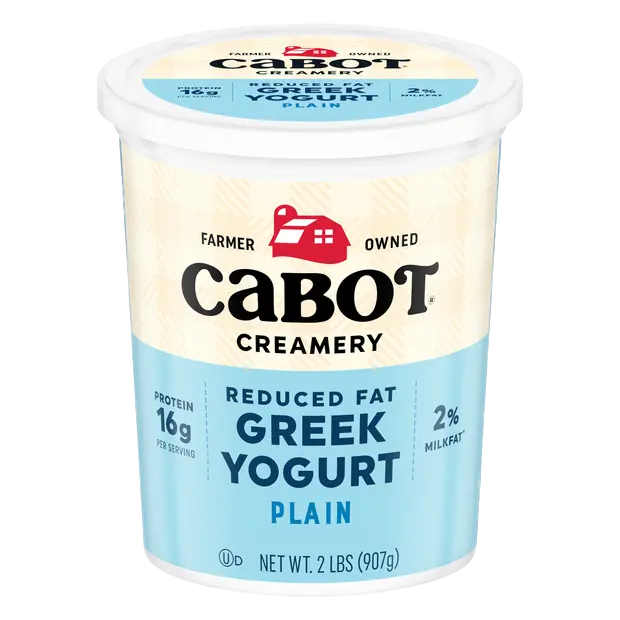 Creamery Reduced Fat Plain Greek Yogurt