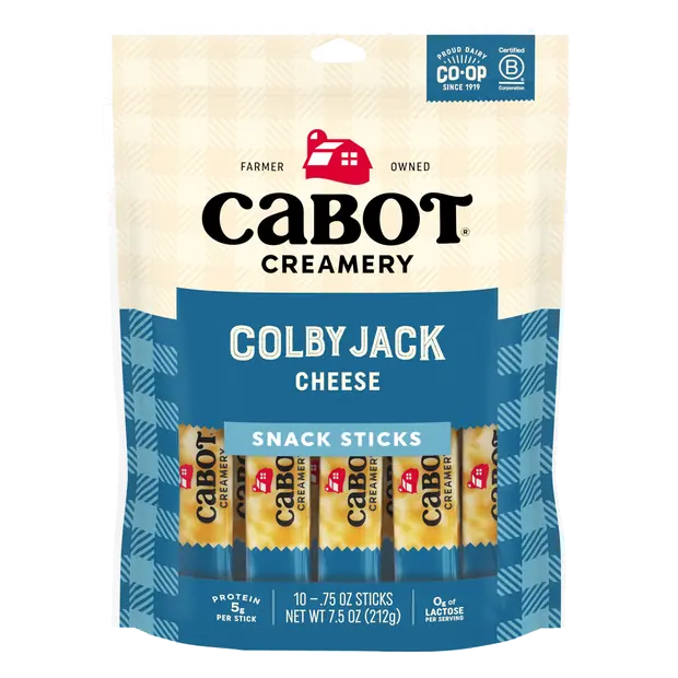 Natural Colby Jack Cheese Snack Sticks - 10 ct