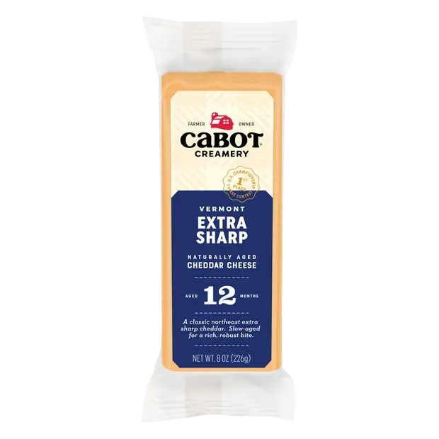 Vermont Extra Sharp Yellow Cheddar Cheese Block