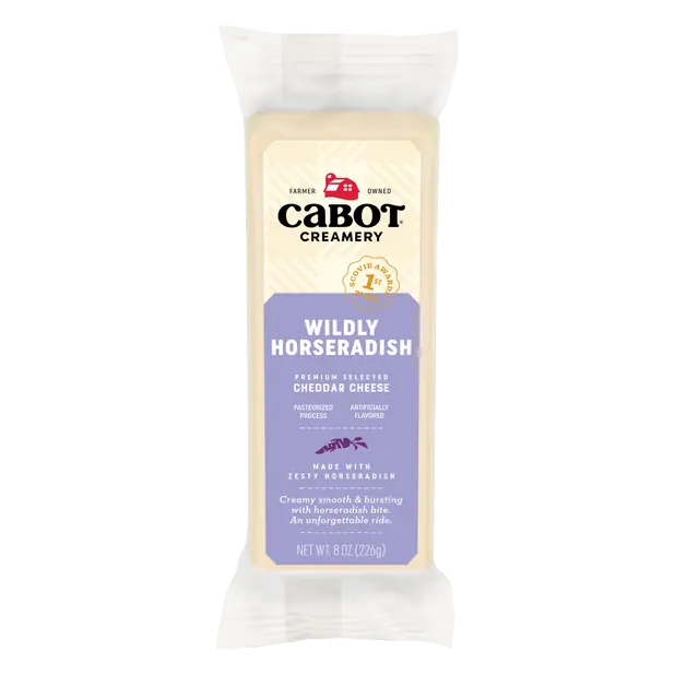 Wildly Horseradish Cheddar Cheese Block