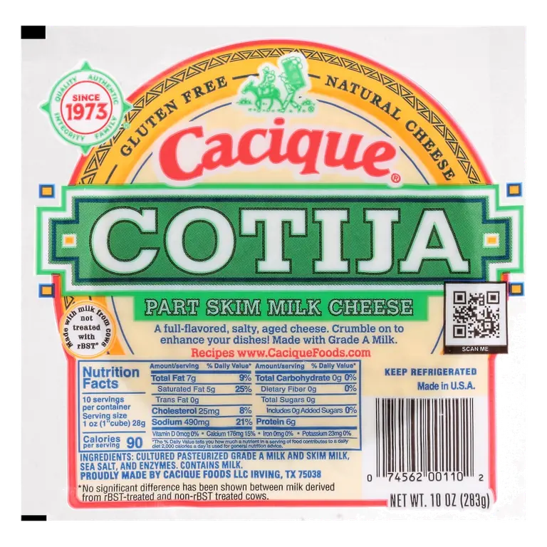 Cotija Part Skim Milk Cheese
