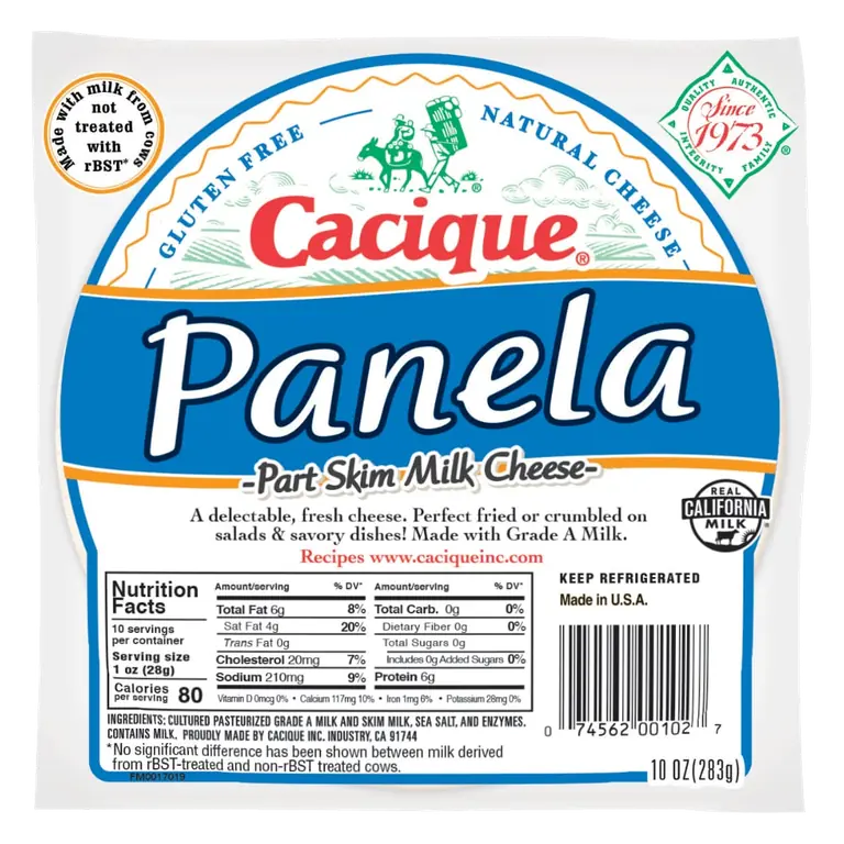 Part Skim Milk Cheese, Panela