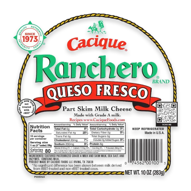 Ranchero Part Skim Milk Queso Fresco Cheese
