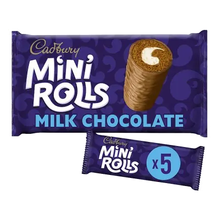 5 Milk Chocolate Mini Rolls
