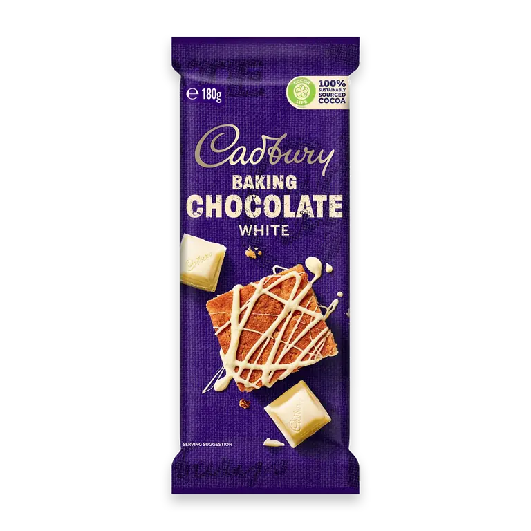 Baking White Chocolate Block