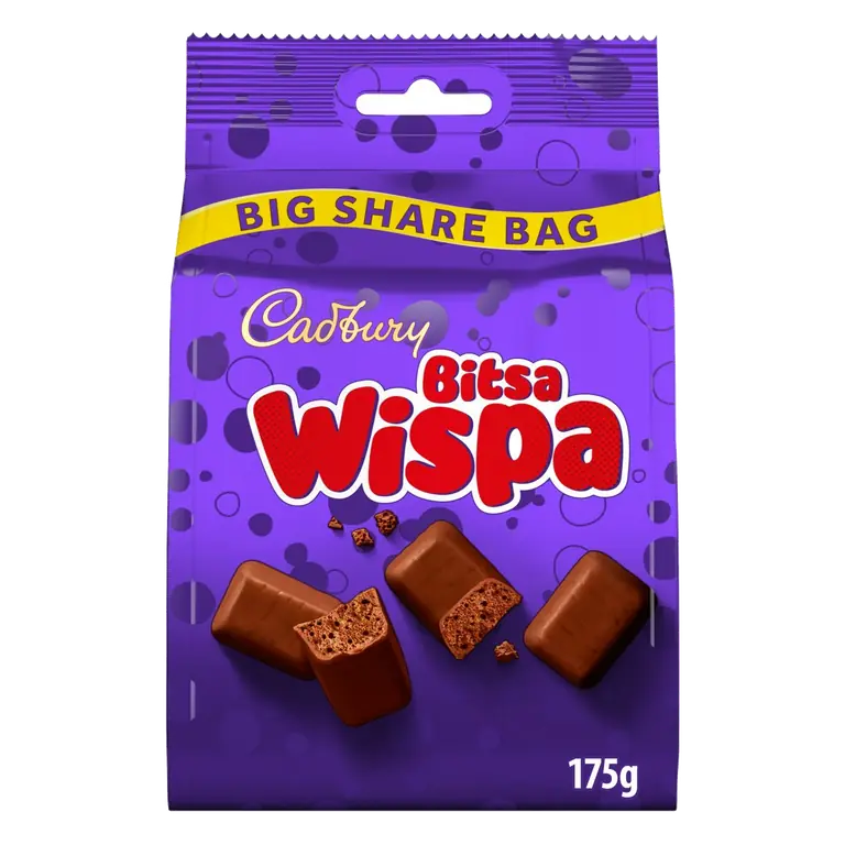 Bitsa Wispa Chocolate Large Share Bag 175g