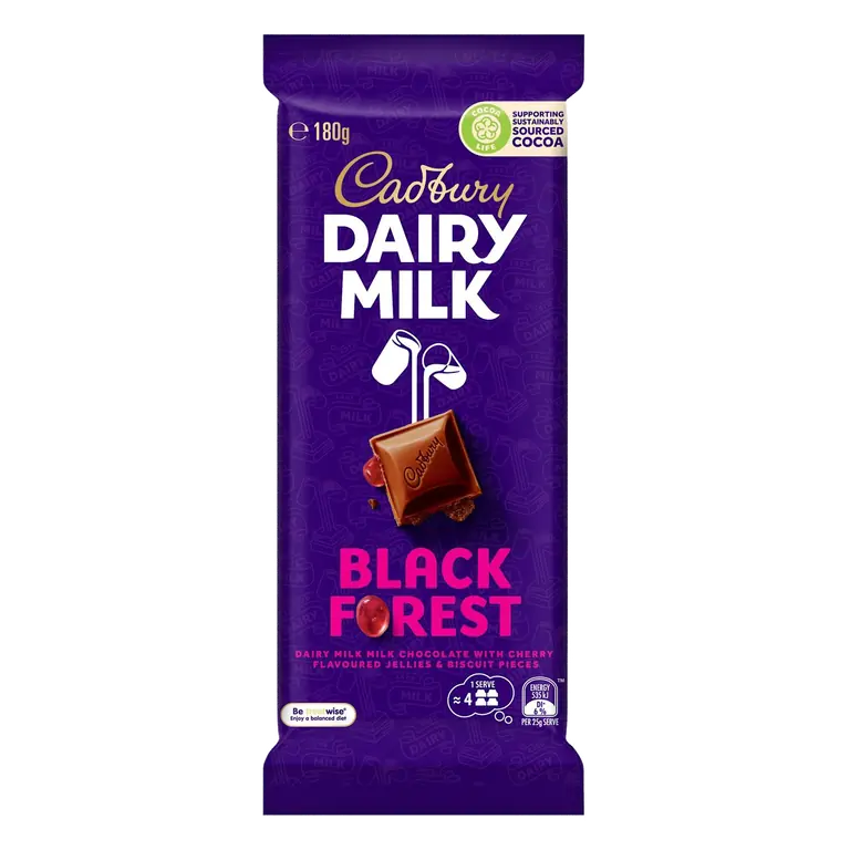 Black Forest Milk Chocolate Block