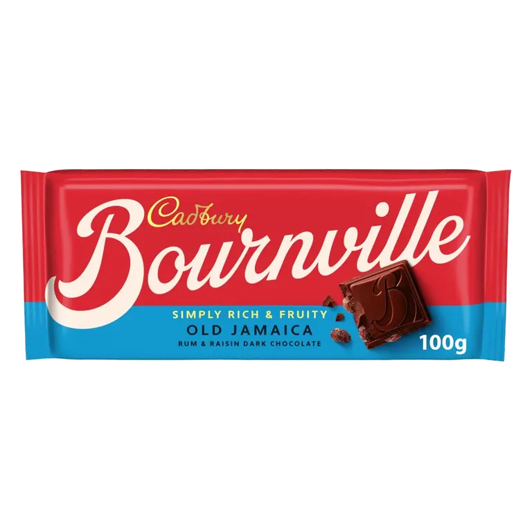 Bournville Old Jamaica Dark Chocolate Rum & Raisin Bar