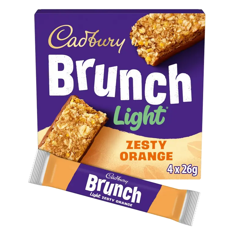 Brunch 4 x 26g Light Orange Multipack Chocolate Cereal Bars