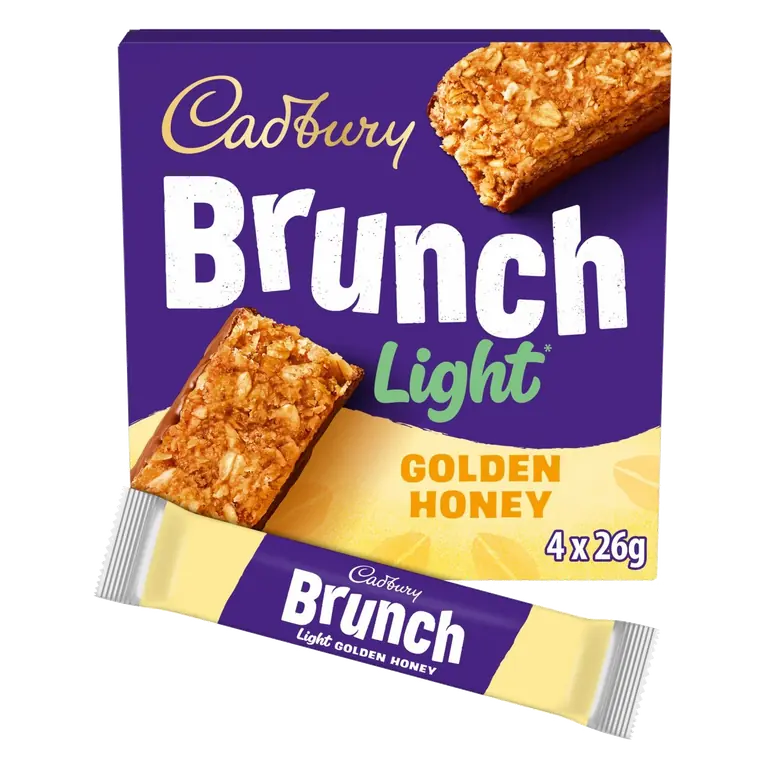 Brunch Light Oat & Honey Cereal Bars 4x26g