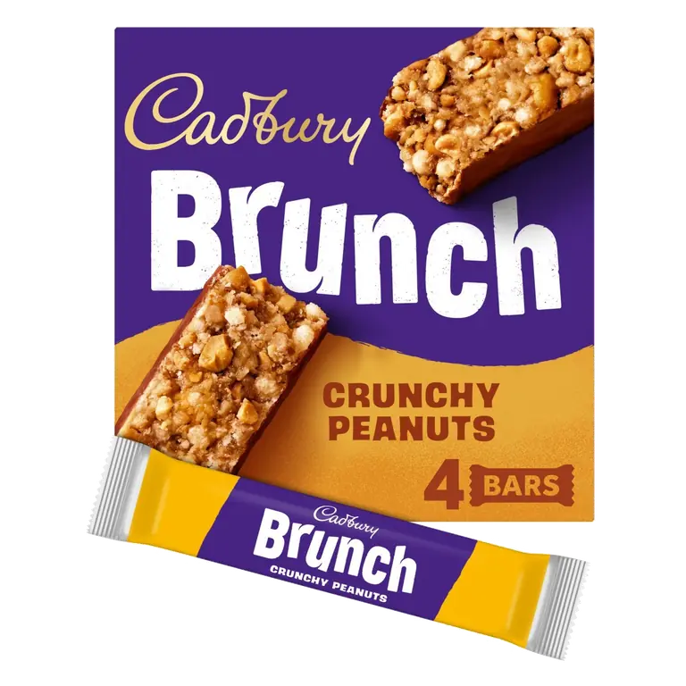 Brunch Peanut Cereal Bars 4x28g
