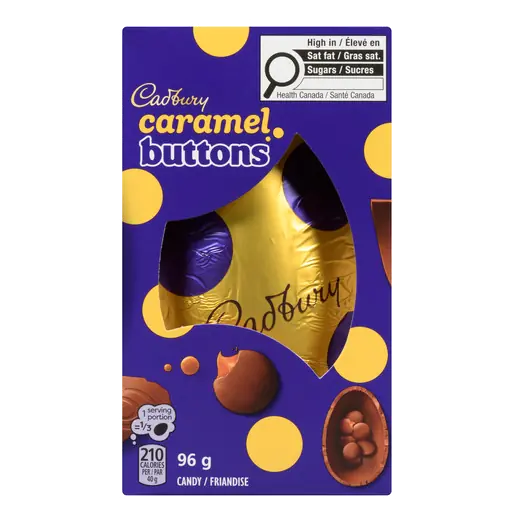 Candy Caramel Buttons 96 g