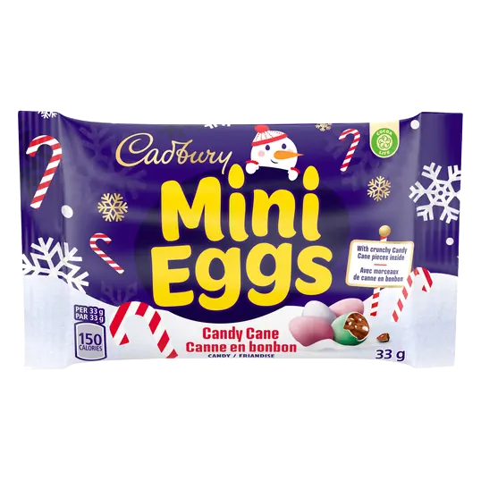 Candy Mini Eggs Candy Cane 33 g