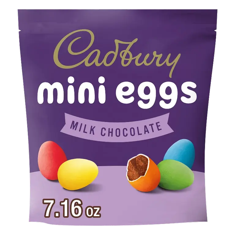 Cadbury Milk Chocolate Mini Eggs Bag Candy, 7.16oz