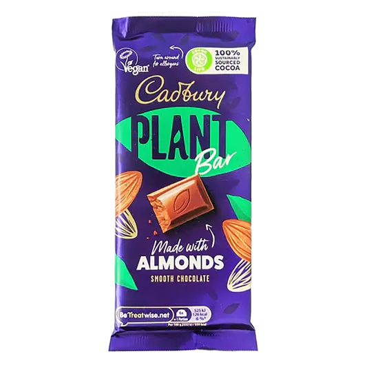 Vegan Smooth Chocolate Bar With Almond 90 g
