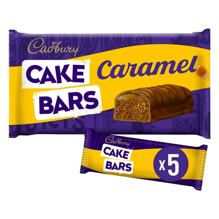 Caramel Cake Bars Multipack Snack 5pk