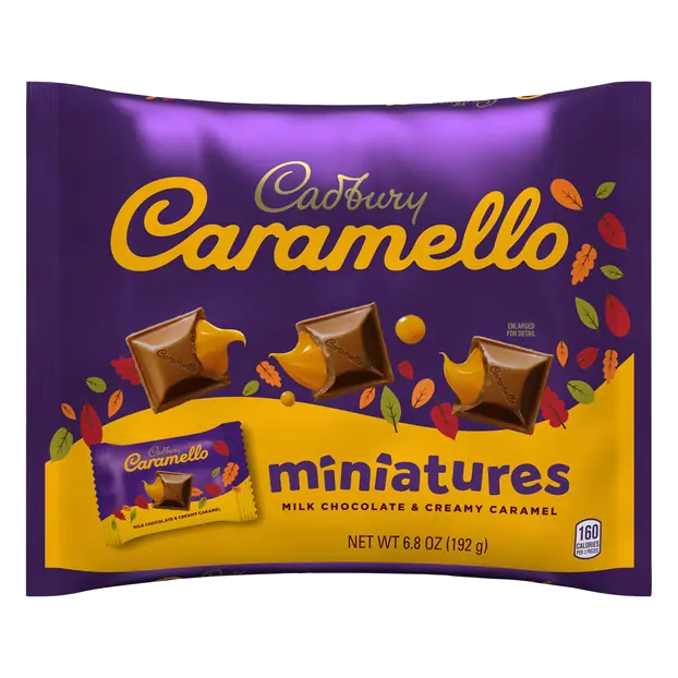 Caramello Miniatures Milk Chocolate Caramel Fall Candy