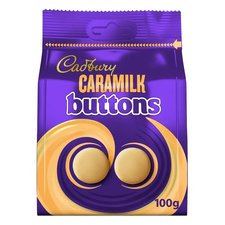 Caramilk Golden Caramel Chocolate Buttons Pouch 105g