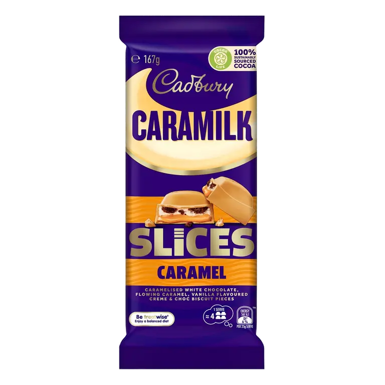 Caramilk Slices Caramel