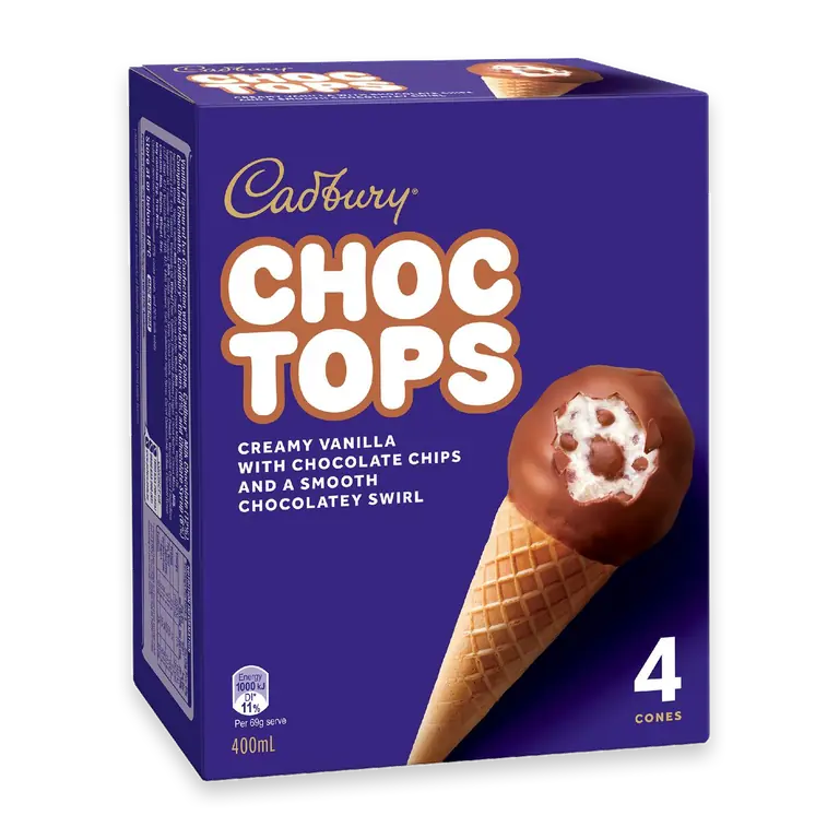 Choc Tops Ice Cream Cones