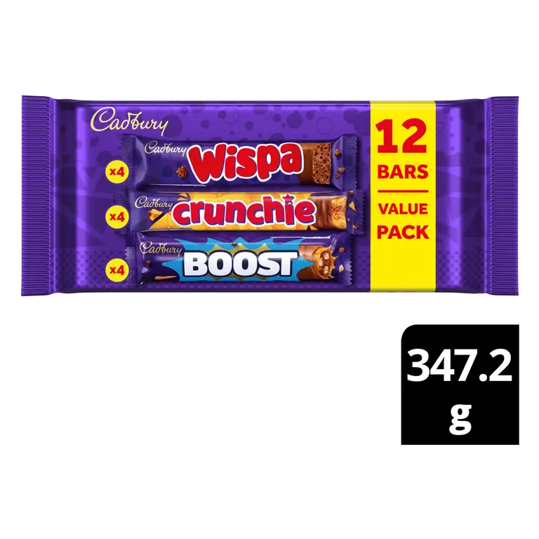 Cadbury Chocolate Bar Mixed Value Pack 347.2g
