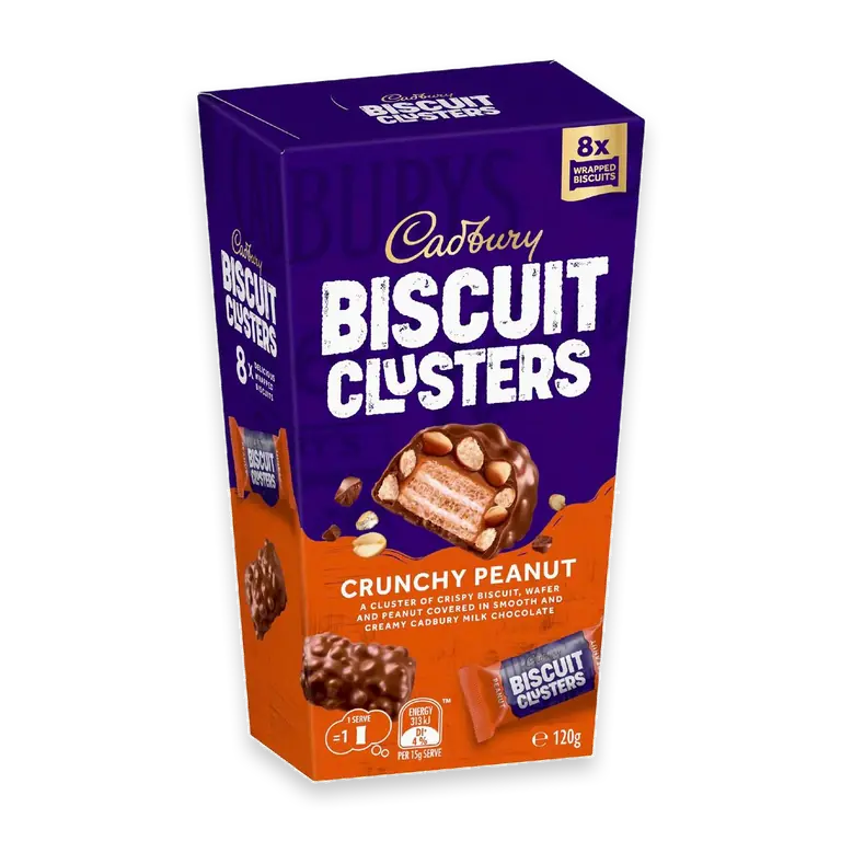 Chocolate Biscuit Clusters Crunchy Peanut