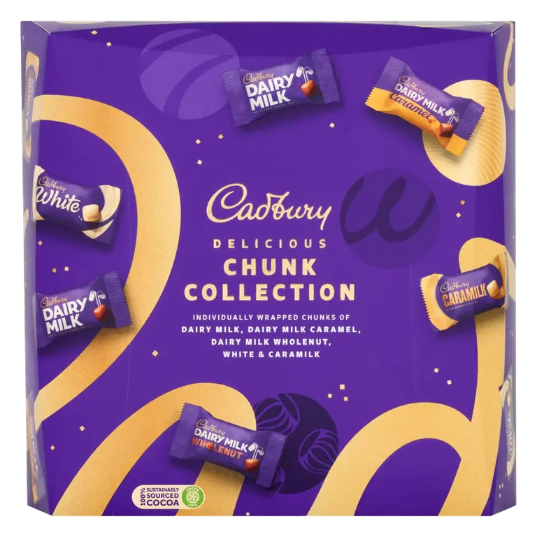 Chocolate Mix Chunks Tin 400g