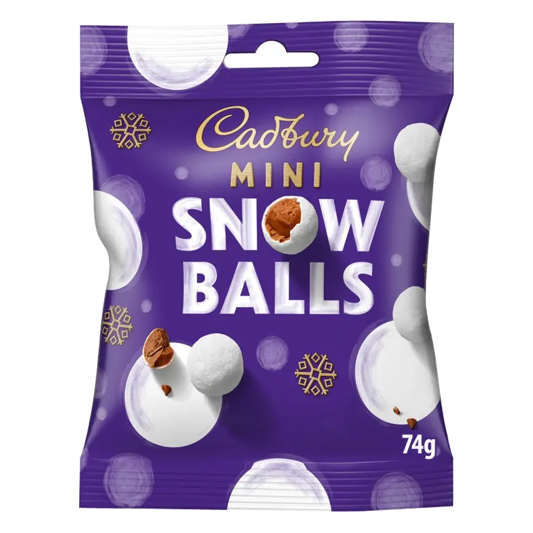 Christmas Mini Snowballs Bag 74g