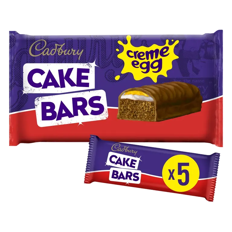 Creme Egg Cake Bars 5 Pack