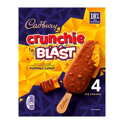 Crunchie Blast Ice Cream