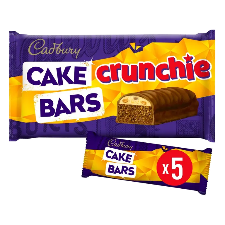 Crunchie Cake Bars Multipack Snack 5pk