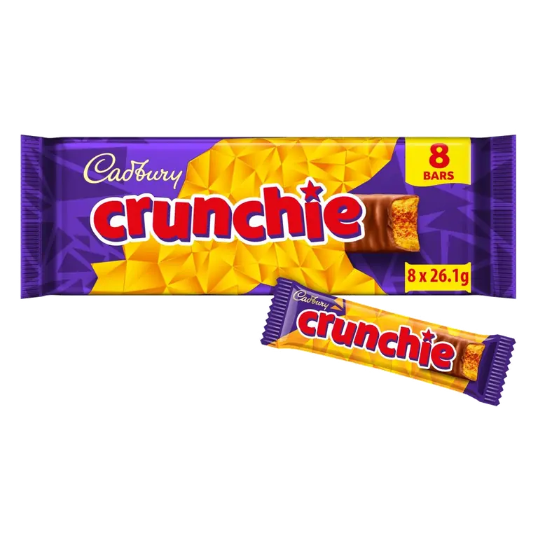 Crunchie Chocolate 8 Pack Multipack 208.8g