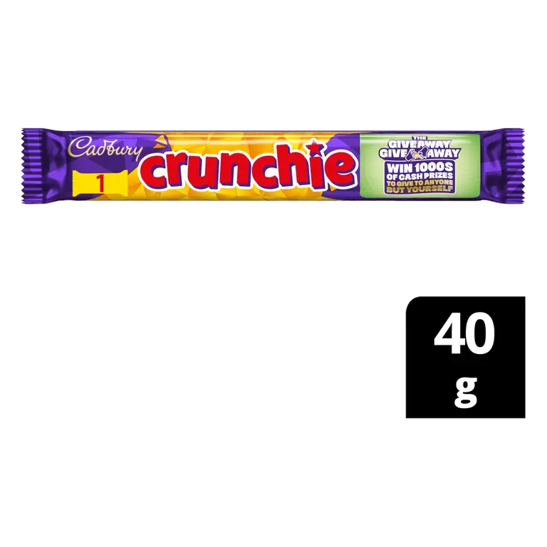 Crunchie Chocolate Bar Single