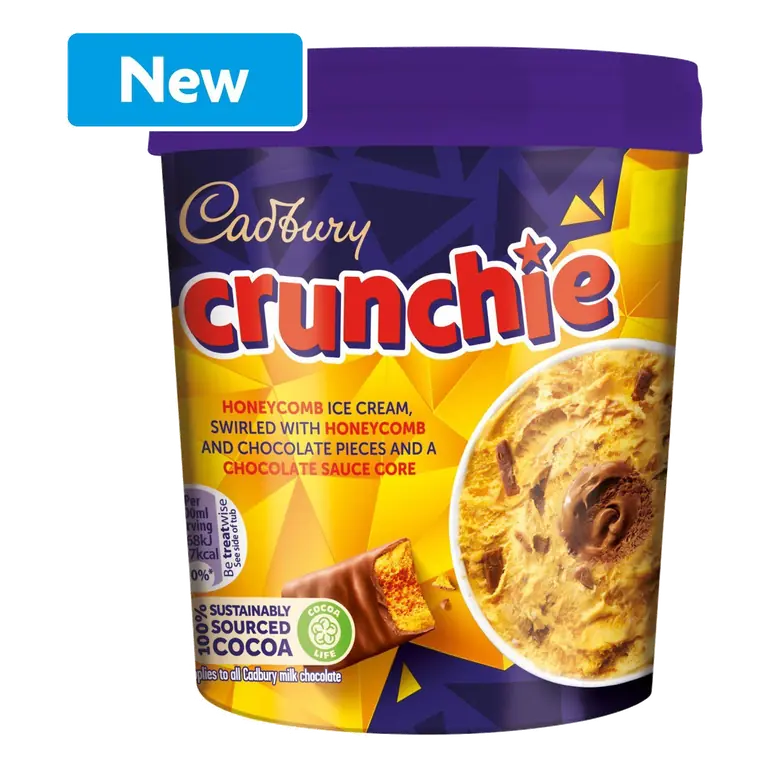 Crunchie Ice Cream Tub