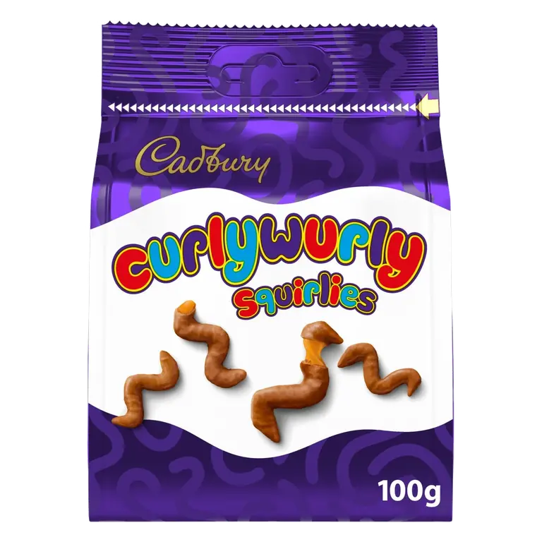 Curly Wurly Squirlies Chocolate Bag