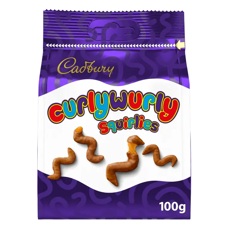 Curly Wurly Squirlies Chocolate Pouch 100g