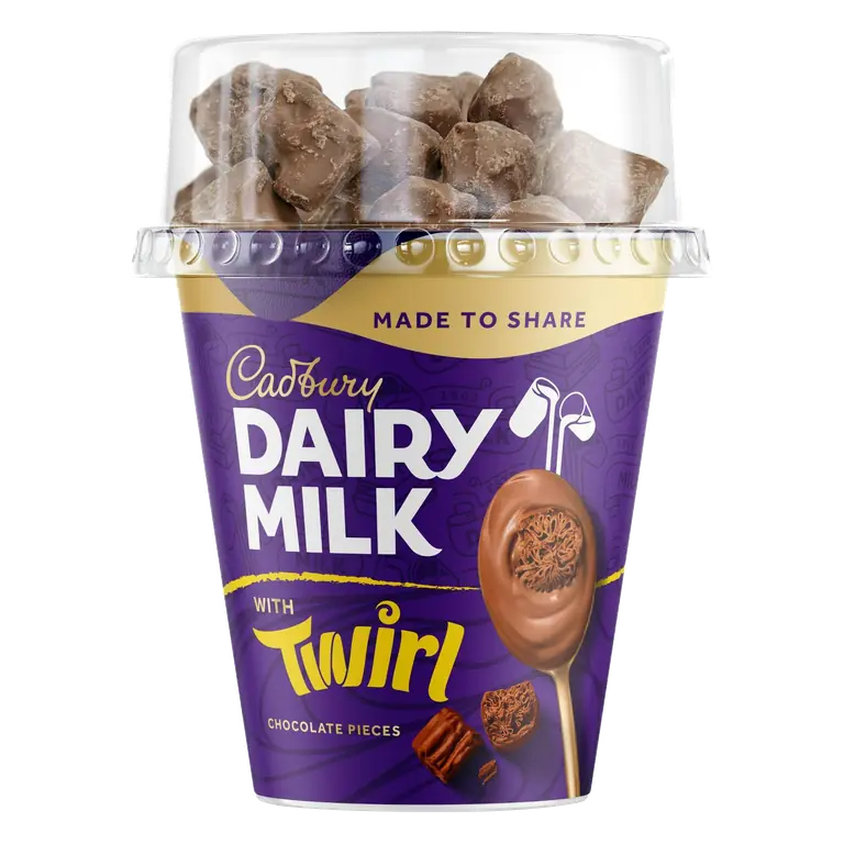 Dairy Milk 345g Twirl Chocolate Pieces Sharing Dessert