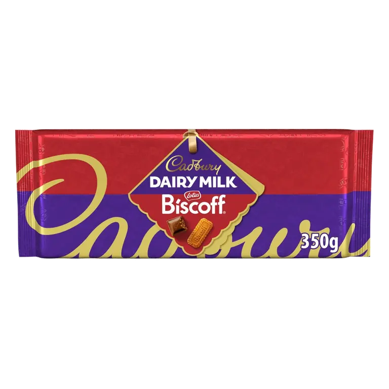 Dairy Milk Biscoff Chocolate Bar 350g