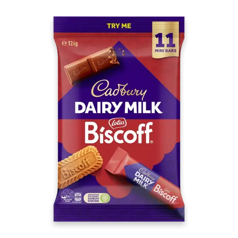 Dairy Milk Biscoff Chocolate Mini Bars