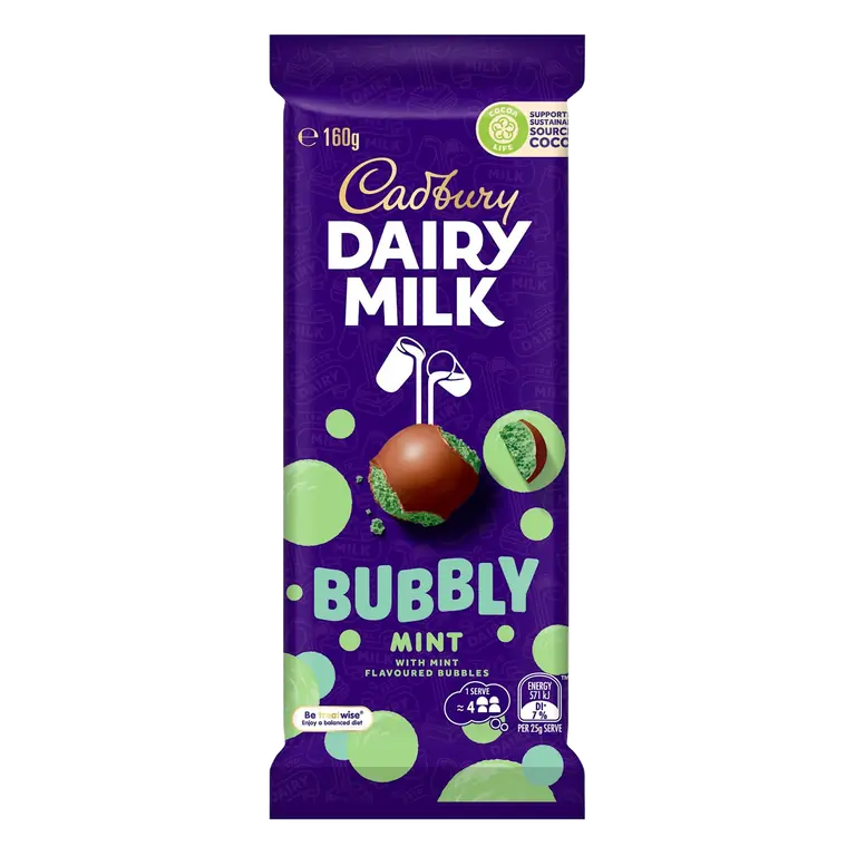 Dairy Milk Bubbly Mint