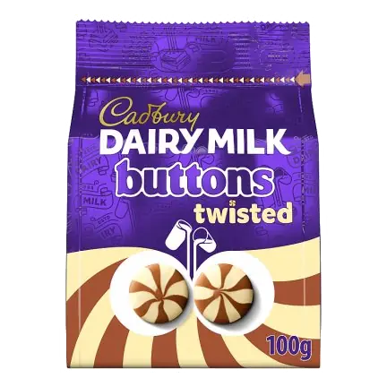 Dairy Milk Buttons Twisted